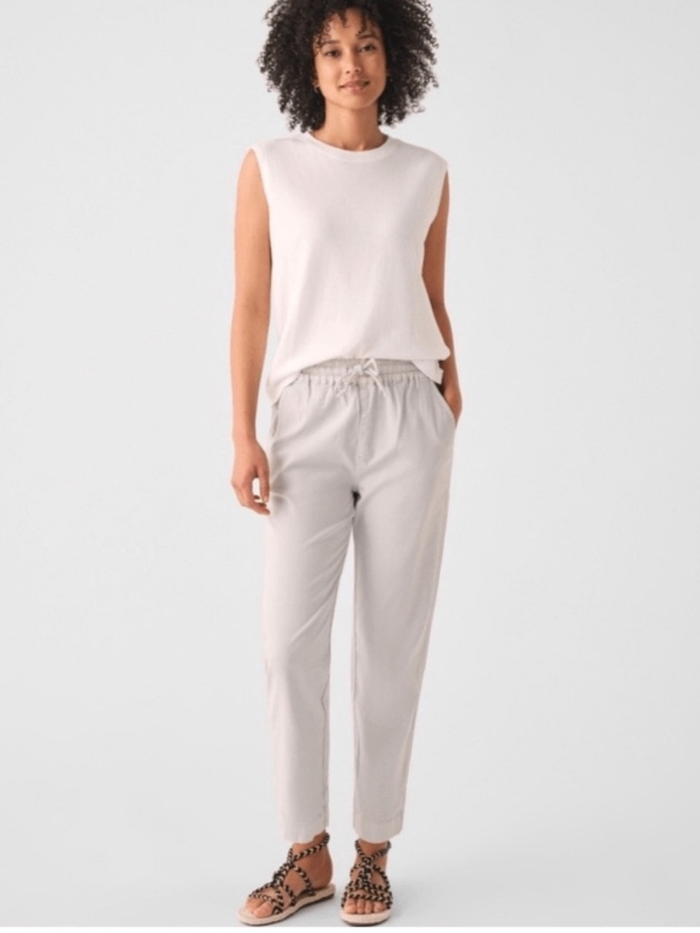 Faherty cotton linen blend pants
